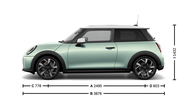 3-дверний MINI Cooper - розміри - картинка-інтро